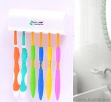 韓國進(jìn)口六位牙刷收納架 便捷生活的精致之選